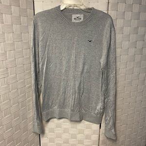 Mens Hollister Sweater Grey Size Small